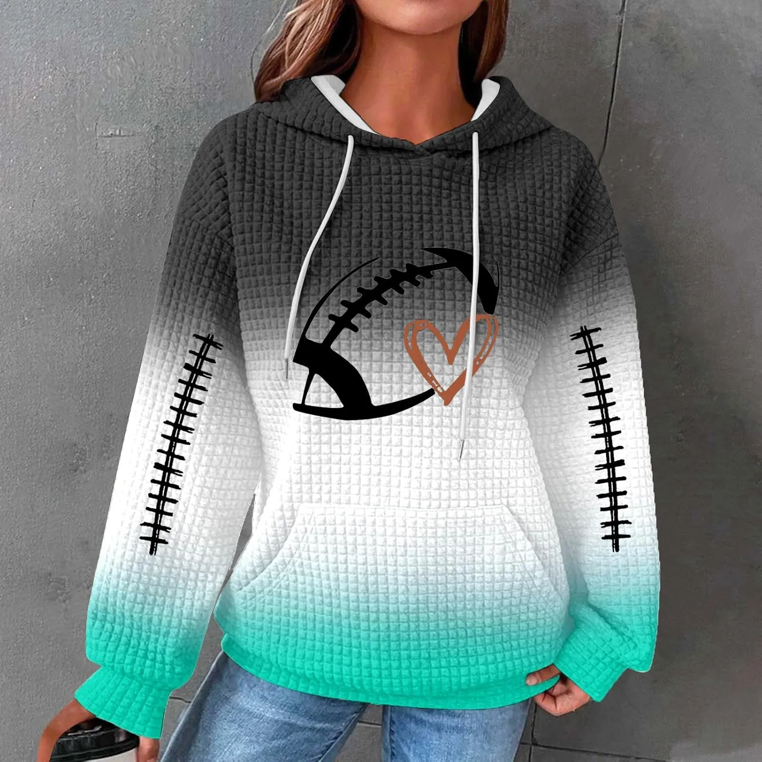 Womens Oversized Hoodies Sweatshirts Long Sleeve Pullover Casual Loose Comfy Tops Teen Girls Clothes Trendy 2024