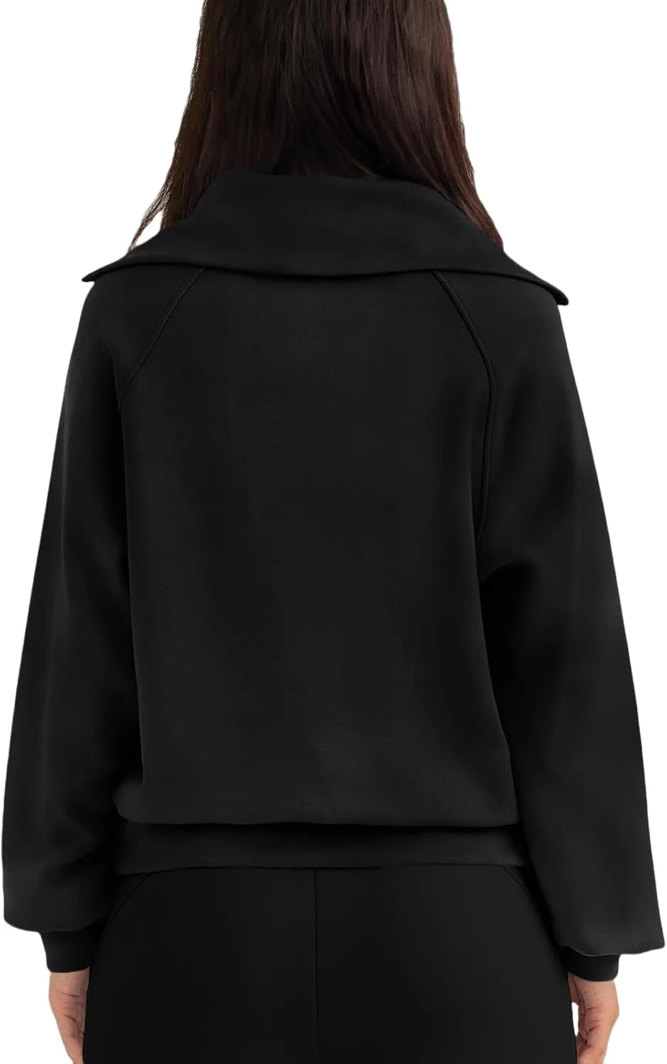 Womens Oversized Sweatshirts Fleece Half Zip Pullover Long Sleeve Teen Girls Fall Y2K Clothes