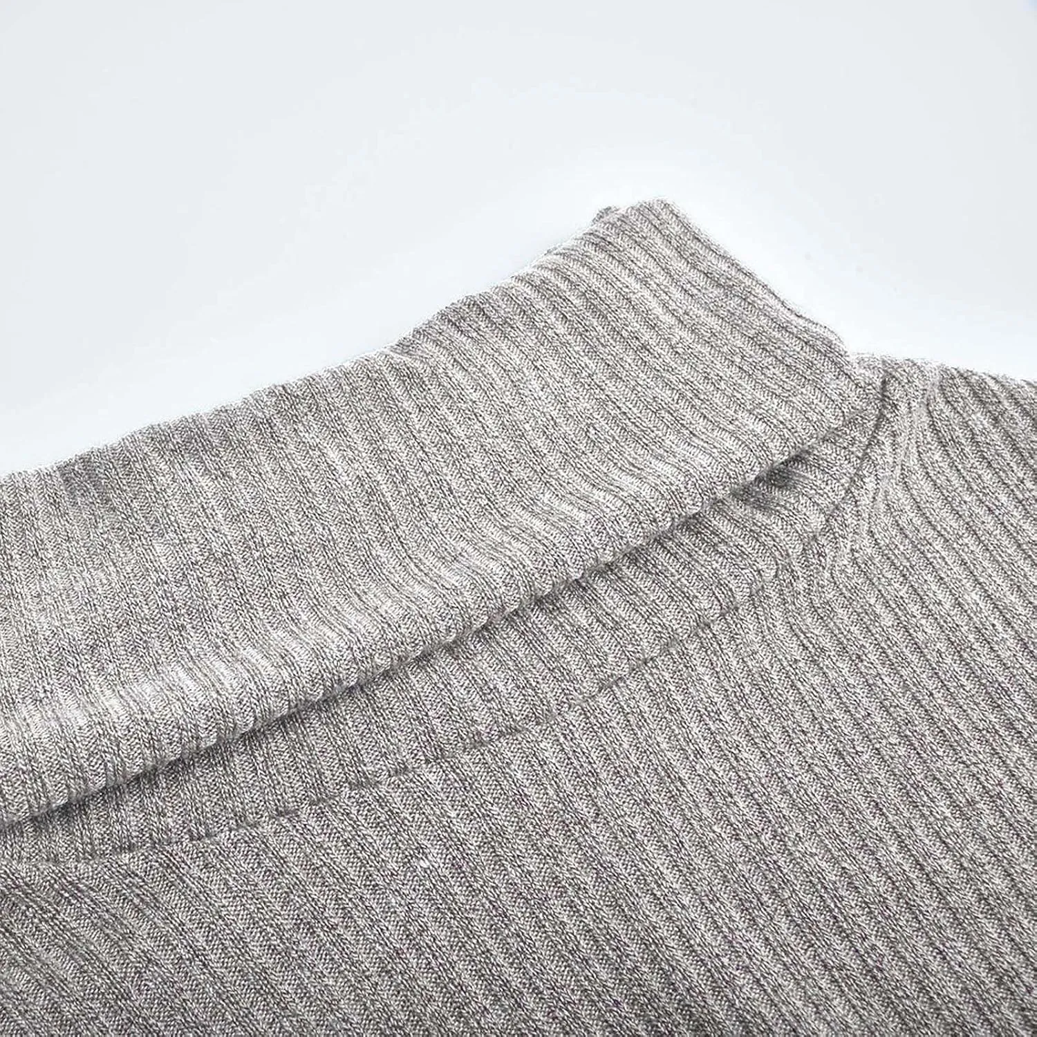 Women's Oversized Turtleneck Chunky Pullover Sweaters Cowl Neck Winter Slouchy Loose Fit Knit Long Sleeve Knitwear