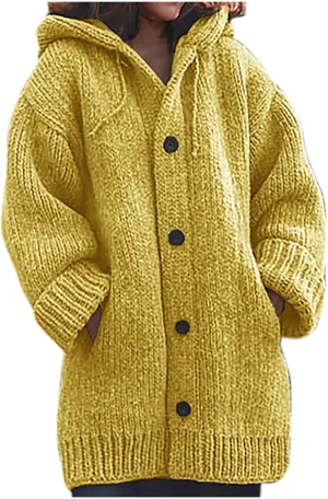 Womens Plus Size Sweaters Cardigan Cable Knit Chunky Sweaters Cardigans Fall Open Front Cardigan Sweaters Outerwears