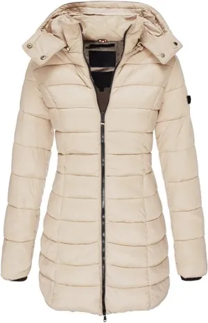 Women's Puffer Jacket 2025 Ultra Light Packable Down Coat Water-Resistant Hooded Winter Long Coat Zip Up Outerwear