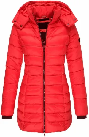 Women's Puffer Jacket 2025 Ultra Light Packable Down Coat Water-Resistant Hooded Winter Long Coat Zip Up Outerwear