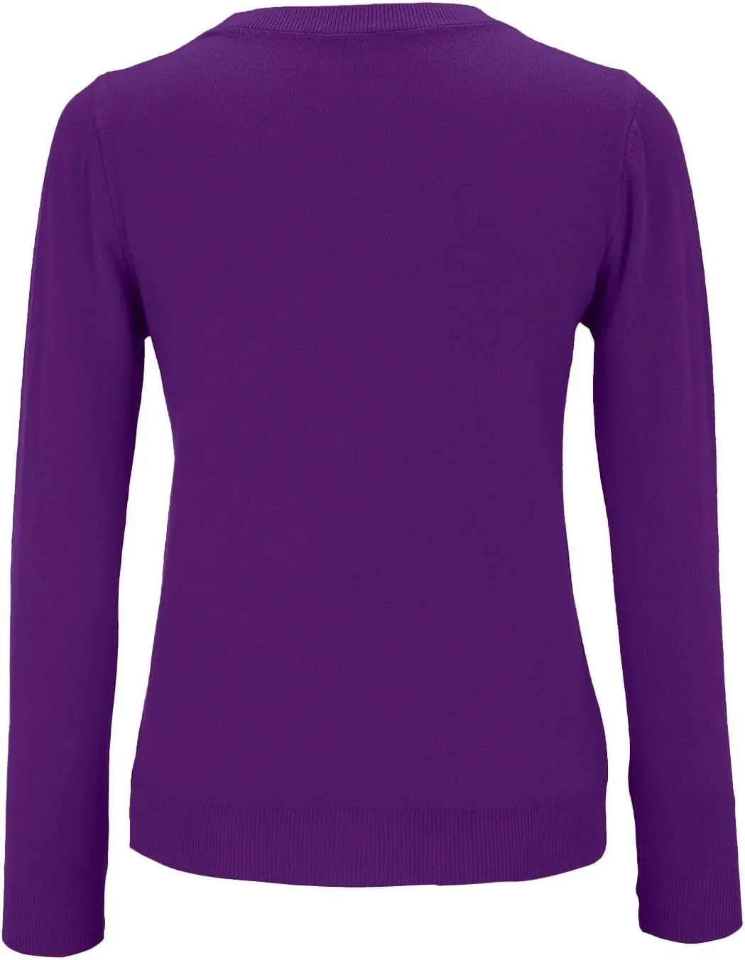 Womens Sweaters Knit Thermal Long Sleeve Pullover Crewneck Sweatshirt Plain Color Blouse Cropped Jumper Top