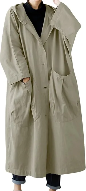 Womens Waterproow Trench Coat Winter Womens Jacket Lapel Slim Women'S Coat Fall Fashion Oversized Womens Winter