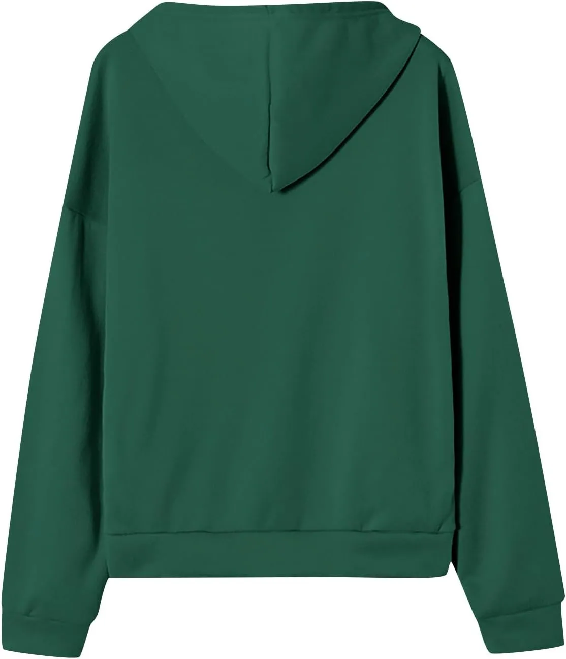 Womens Zip Up Hoodies Lightweight Fleece Jacket Oversized Hooded Sweatshirt Casual Drawstring Fall Clothes w/Pockets