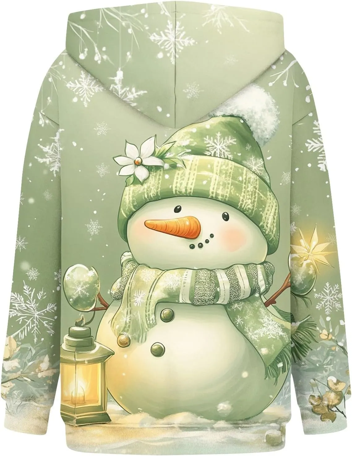 ZEFOTIM Sherpa Lined Hoodies for Women Cute Party Pullover Cozy Pullovers Lightweight Holiday Long Sleeve Sweatshirt