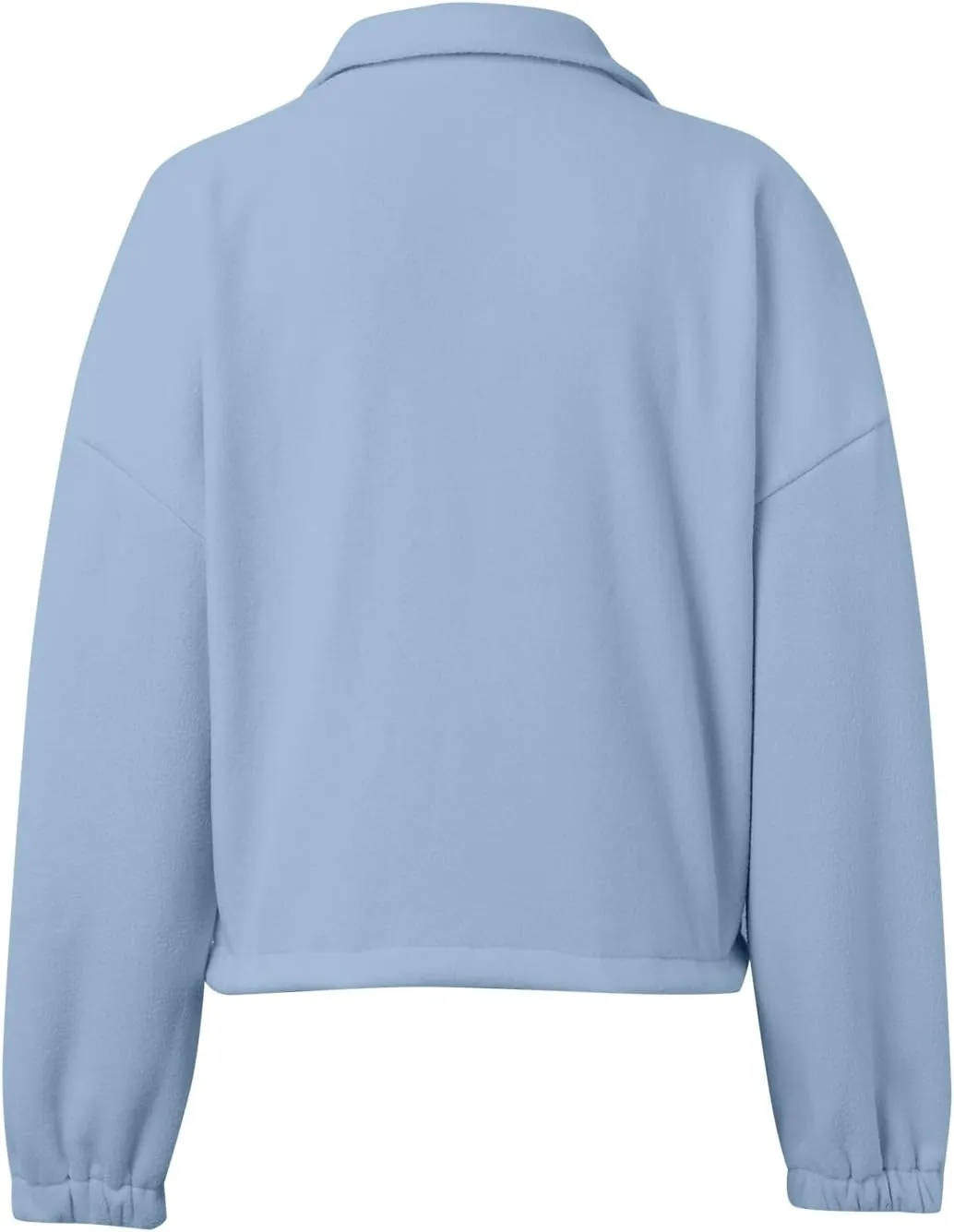 Zip Up Hoodie for Women Oversized Sweatshirt Fleece Cropped Jacket Trendy Fleece Jacket 2024