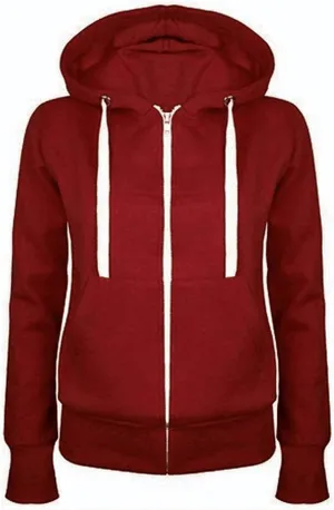 Zip-Up Hoodie Women Casual Sweatshirt Long Sleeve Relaxed Fit Drawstring Comfy Soft Winter Streetwear Layering