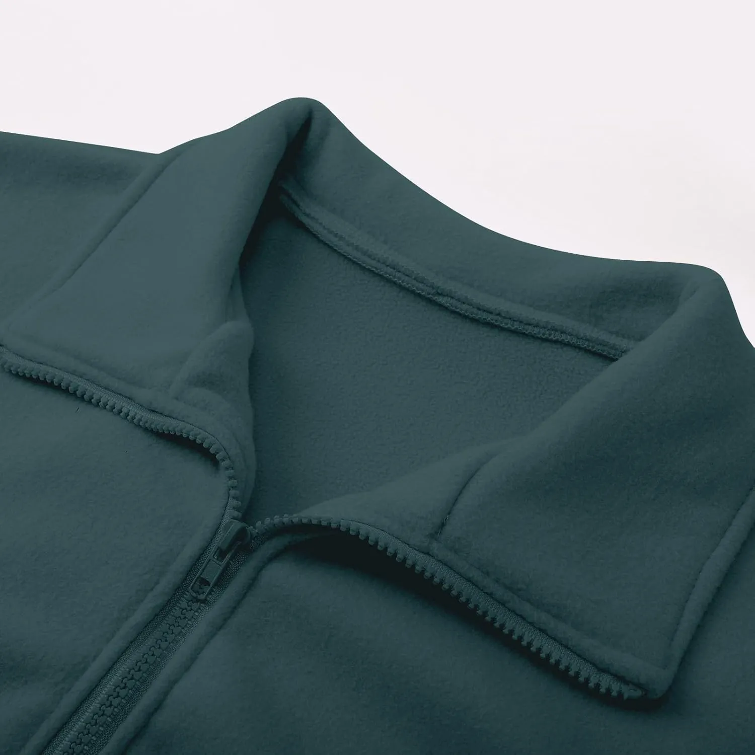 Zip Up Hoodie Women Oversized Sweatshirt Fleece Cropped Jacket Trendy Fleece Jacket Fashion Clothes 2024