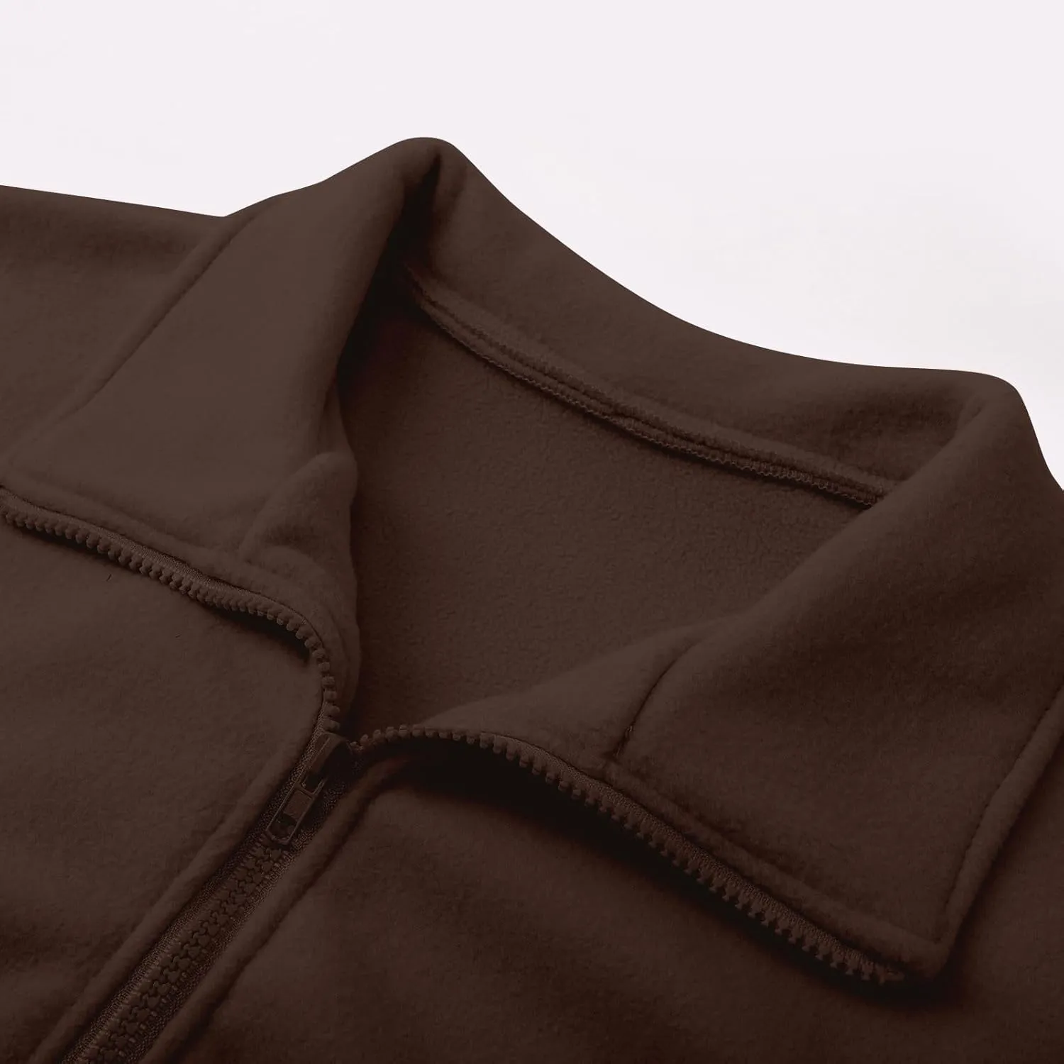 Zip Up Hoodie Women Oversized Sweatshirt Fleece Cropped Jacket Trendy Fleece Jacket Fashion Clothes 2024