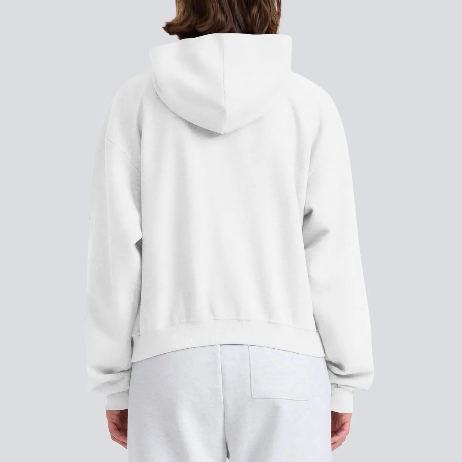 Zip Up Hoodie Women Trendy Fall Oversized Sweatshirt with Pockets Casual Warm Cozy Fleece Cute Hoodies Y2k
