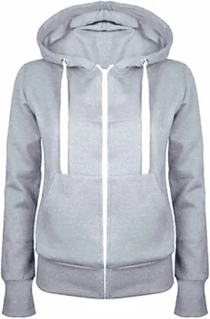Zip Up Hoodies For Women Fall Long Sleeve Lightweight Basic Sweatshirt Solid Color-Block Casual Long Sleeve Jackets